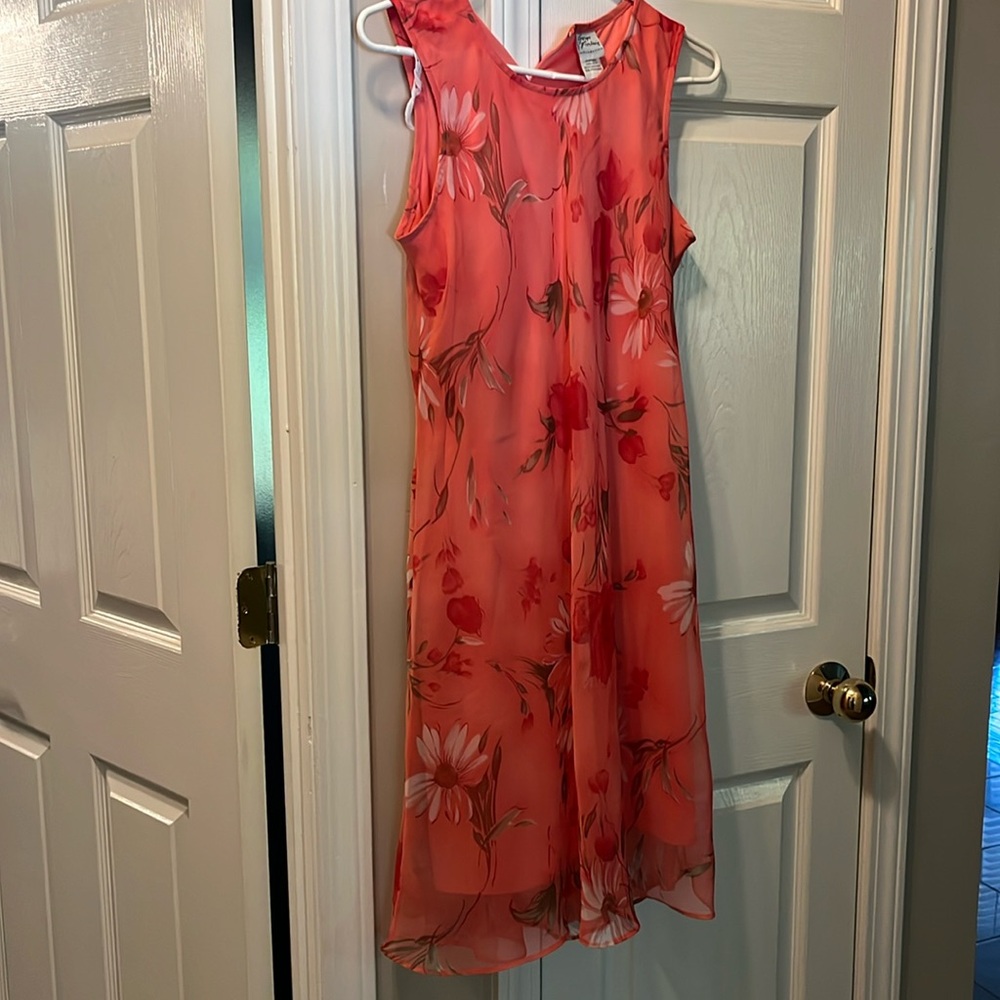 Coral dress